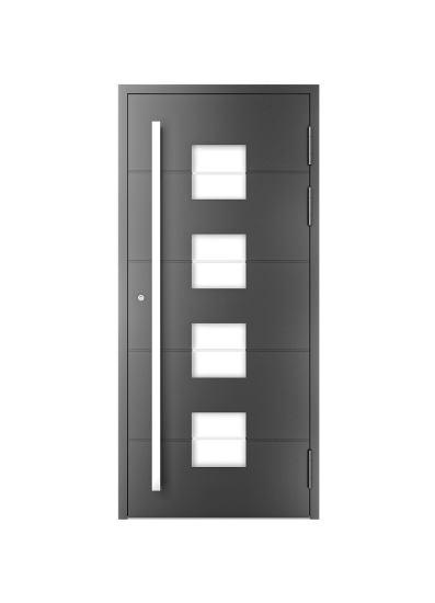Haustür schwarz